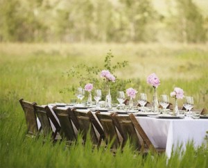 taula parada al bosc