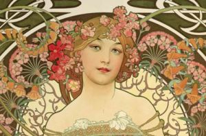 alfons-mucha000. dona noia pintura