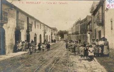 foto antiga de ripollet 1carrer del calvar