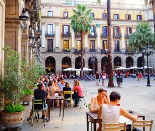 barcelona terrassa cafeteria plaça reial 000000