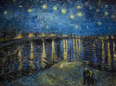 nit estelada sobre el roine van gogh