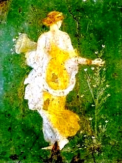 pintura dona primavera a pompeia