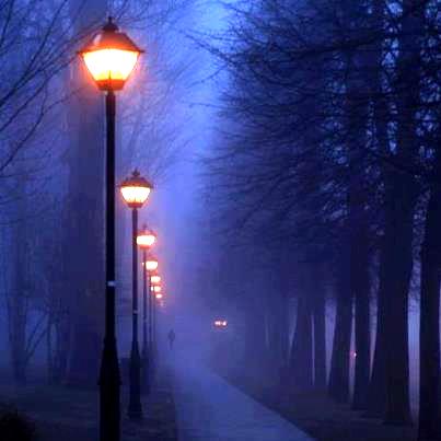 nit solitària. fanals meravellosa molt més clara