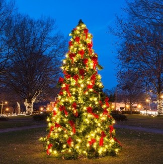 arbre de nadal a plaça des del tren
